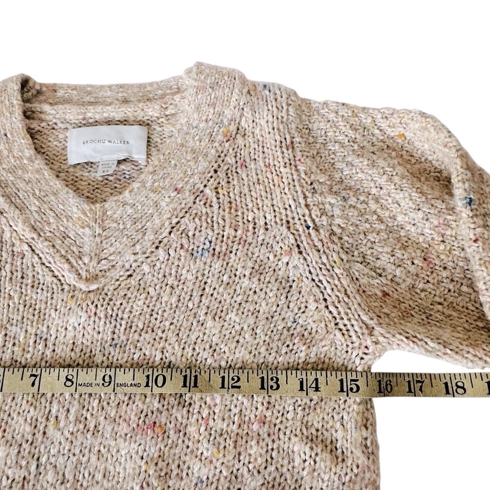 BROCHU WALKER ANDRAIN ALPACA WOOL SAFFRON
MULTI COLOR SWEATER SIZE XS - Picture 12 of 15